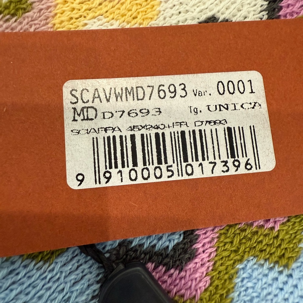 NWT Missoni Colorful Knit Fabric Scarf/ Wrap - Picture 2 of 7